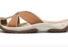 【折后$27.99 Prime包邮】KEEN Bali Slip 女士真皮护趾凉鞋