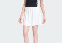 【折后$13.6 包邮】adidas All SZN Rib 女款针织半身裙