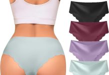 真便宜!【折后$6.99 Prime包邮】女士无痕冰丝三角内裤6条装