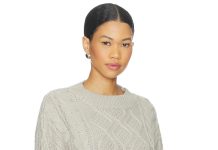 宽松慵懒!【折后$21.25 包邮】LIONESS LIAISON CABLE KNIT绞花针织套衫