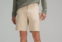 补货快!【折后$29 包邮】Lululemon Commission Classic-Fit 9″男士短裤