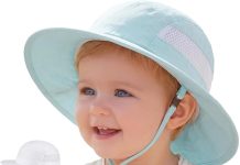 【折后$2.49 Prime包邮】婴幼儿宽檐速干防晒遮阳帽2件装 0-8Y!