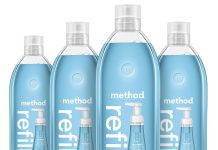 【折后$18.87 Prime包邮】method 泡沫洗手液补充装 828ml*4瓶