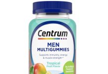 【折后$3.04 Prime包邮】Centrum 善存男士多种维生素软糖 100粒!