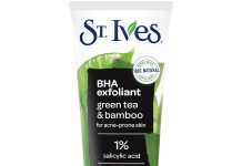 【折后$2.49 Prime包邮】St. Ives 圣艾芙绿茶竹炭去黑头磨砂洁面乳 170g
