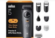 【折后$25.99 Prime包邮】Braun 多功能毛发修剪器!