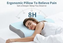 【折后$14.99 Prime包邮】凉感透气记忆棉劲椎枕!