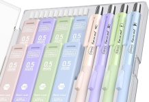 【折后$5.39 Prime包邮】可爱彩色自动铅笔套装 0.5mm4支装