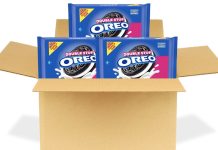 【折后$8.47 Prime包邮】OREO Mega 奥利奥超厚夹心巧克力饼干家庭装 三包!