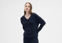 【折后$5.93 包邮】GAP 女士舒适宽松长袖上衣!