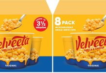 微波炉即食超方便!【折后$8.97 Prime包邮】Velveeta 贝壳芝士通心粉杯 2.39oz × 16杯