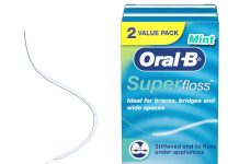 【折后$12.17 Prime包邮】Oral-B Super Floss 牙线棒 正畸牙套/牙桥专用100根*3共300根装