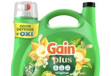 【折后$7.63 Prime包邮】Gain Plus 清新洗衣液 99OZ!