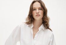 气质!【折后$11.25 包邮】J.Crew 女士棉府绸蝙蝠袖翻领纽扣衬衫!