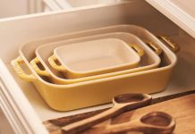 【折后$99.99 包邮】Staub 长方形珐琅陶瓷烘焙盘 3件套