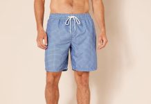 【折后$6.13 Prime包邮】Amazon Essentials 男士9英寸透气网眼内衬泳裤 多色选
