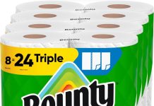 【折后$18.96 Prime包邮】Bounty Select-A-Size 精选尺寸厨房纸巾8卷装