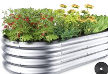 【折后$19.99 Prime包邮】镀锌高架菜园床 4x2x1英尺!