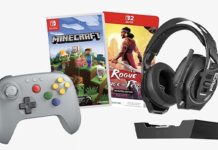 游戏迷快来!Switch 电竞等多款游戏配件低至6折+额外8折!