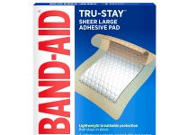 【折后$2.18 Prime包邮】BAND-AID 邦迪大号透明创可贴 10片装