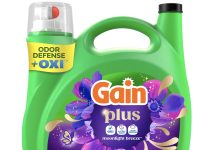 【折后$10.99 Prime包邮】Gain月光微风香氛洗衣液 99oz!