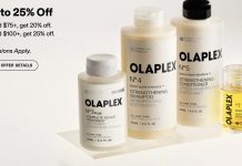 绸缎般的秀发有了!olaplex 官网大促满$75享8折!满$100享75折!