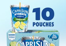 【折后$4.24 Prime包邮】Capri Sun Hydrate儿童柠檬青柠味电解质饮料 20袋装