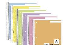 【折后$5.59 Prime包邮】Mead 笔记本 6本装!