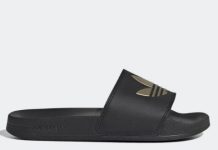【折后$9 包邮】adidas Adilette Lite 男士轻便拖鞋 多色选