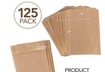 【折后$5.99 Prime包邮】牛皮纸零食袋 125个!