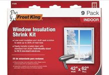 【折后$5 Prime包邮】Frost King 室内窗户保温膜 9片装