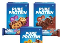 【折后$16.12 Prime包邮】Pure Protein 高蛋白能量棒 18条混合口味装