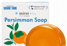 【折后$6.28 Prime包邮】Mirai Clinical 日本柿子除味香皂