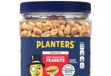 低钠高蛋白!【折后$5.99 Prime包邮】PLANTERS 原味无盐烘烤花生 35oz