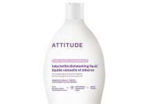 高分好评!史低价!【折后$4.06 Prime包邮】ATTITUDE 婴儿奶瓶餐具清洁液 23.7 Fl Oz