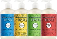 【折后$14.34 Prime包邮】Mrs. Meyer’s Clean Day 夏日限定护手液套装 4瓶装