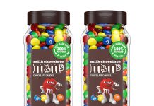 【折后$16.44 Prime包邮】M&M’S 经典牛奶巧克力豆派对装 25.5oz*2大罐