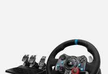 好玩!【折后$127.39 包邮】Logitech罗技 G29赛车方向盘+踏板套装