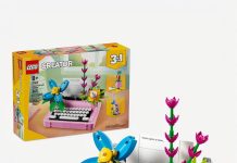 【折后$19.19 Prime包邮】LEGO乐高 Creator 3合1花朵打字机积木