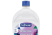 【折后$3.69 Prime包邮】Softsoap 抗菌洗手液家庭装50oz 白茶莓果香