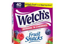【折后$4.19 Prime包邮】Welch’s 莓果樱桃水果软糖 40小包