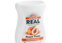 Bug价!平常3瓶35.99!【折后$16.69 Prime包邮】REAL Infused Exotics 蜜桃果泥风味糖浆 16.9oz*6瓶装