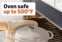 【折后$26.63 Prime包邮】Amazon Basics 铸铁锅 4.3Qt!