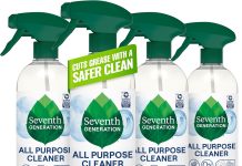 【折后$11.52 Prime包邮】Seventh Generation 植物基多用途清洁喷雾 23oz×4瓶