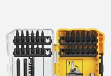 史低!【折后$11.99 Prime包邮】DEWALT 冲击起子螺丝批头34件套装