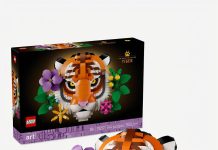 史低!【折后$42.22 包邮】LEGO Art 乐高动物系列老虎积木摆件 744片