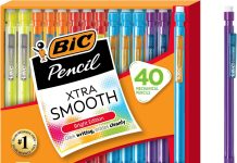 白菜价!【折后$5.21 Prime包邮】BIC Xtra Smooth 0.7mm自动铅笔 40支装