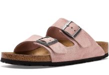 【折后$76.97 包邮】Birkenstock Arizona 女士麂皮双扣凉鞋