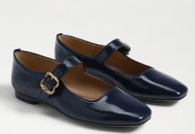 【折后$56.24 包邮】Sam Edelman Michaela 尖头玛丽珍平底鞋