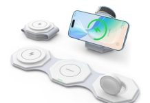 【折后$16.99 Prime包邮】3合1折叠无线充电器 2个装